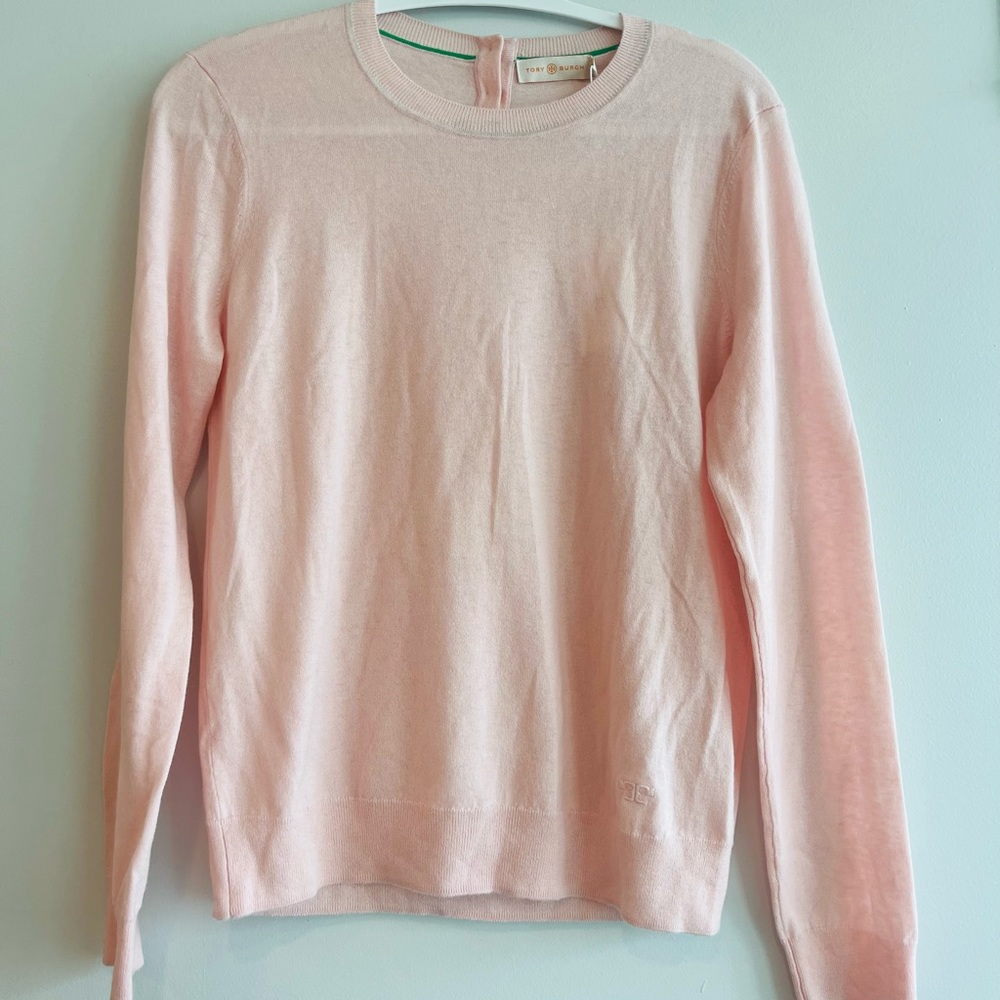 Light pink Tory Burch medium sweater